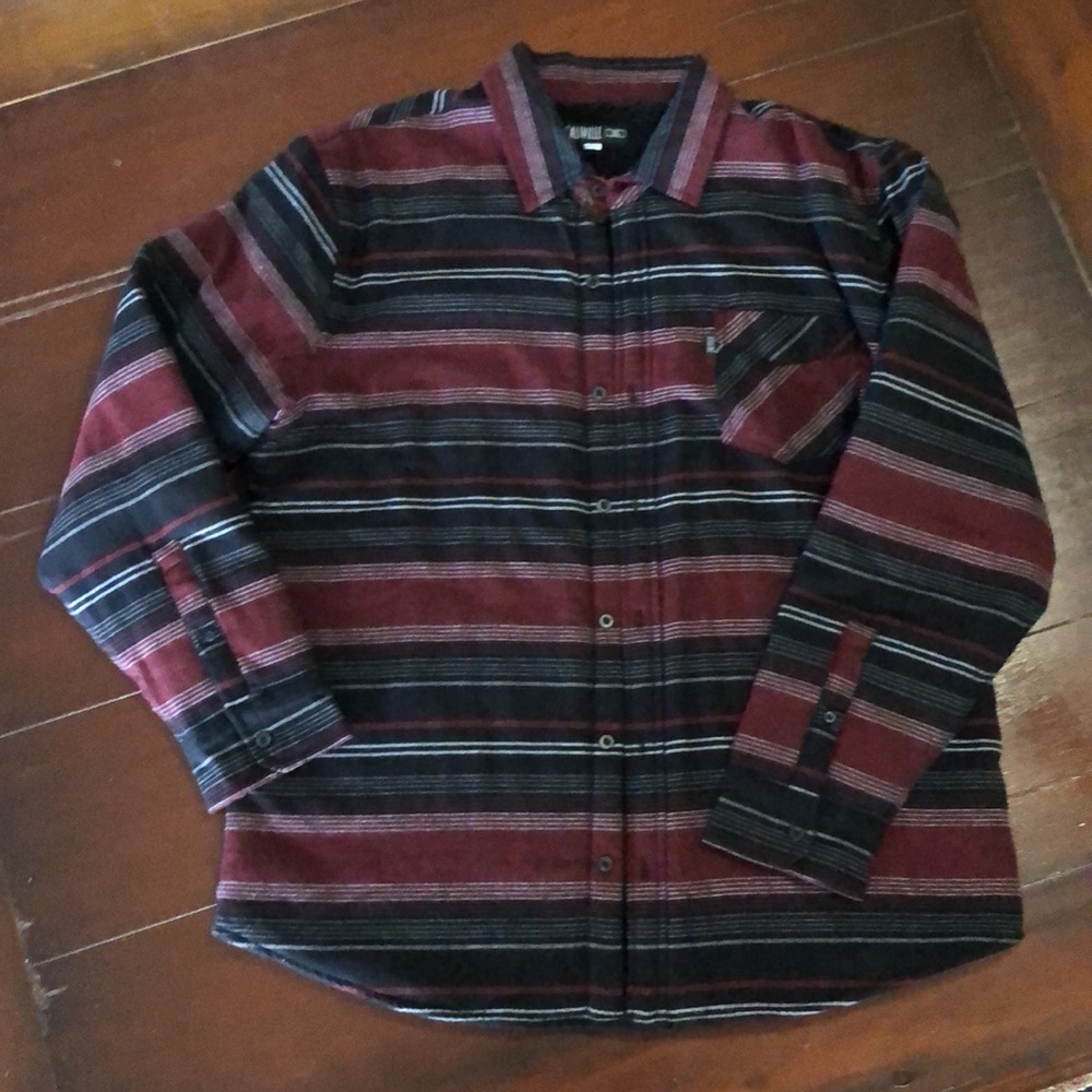 Mens Caliville Flannel Shirt with Warm Lining